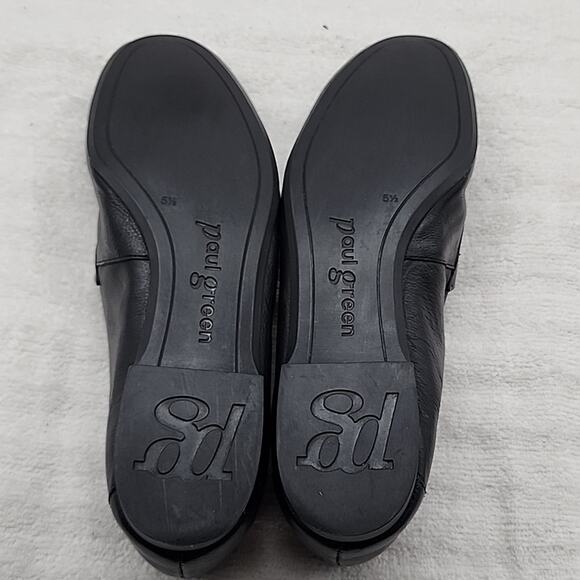 PAUL GREEN STYLE NATALIE PENNY LOAFERS IN BLACK SOFT LEATHER LADIES 5.5 NWOB - Picture 10 of 16